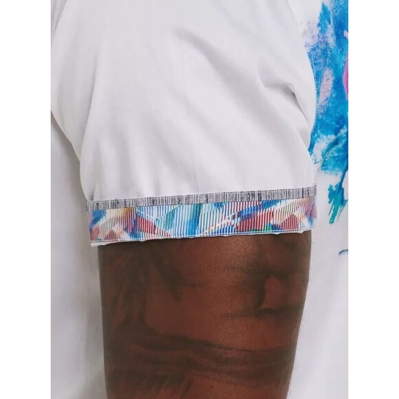 Robert Graham Splashdown Sport Shirt Men's 3XL White Multi Tiki Drinks Button-Up - Picture 6 of 16